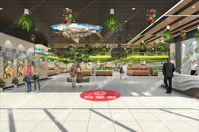 菜市的场改造设计内饰采用哪些元素好?