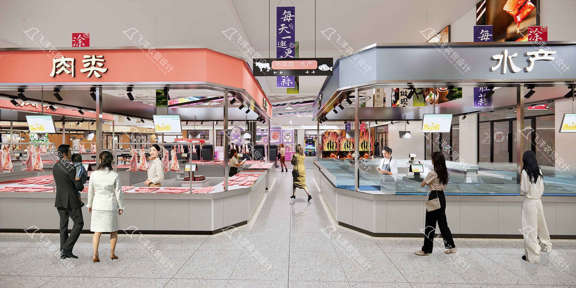 设计案例：新疆哈密宜民农贸市场