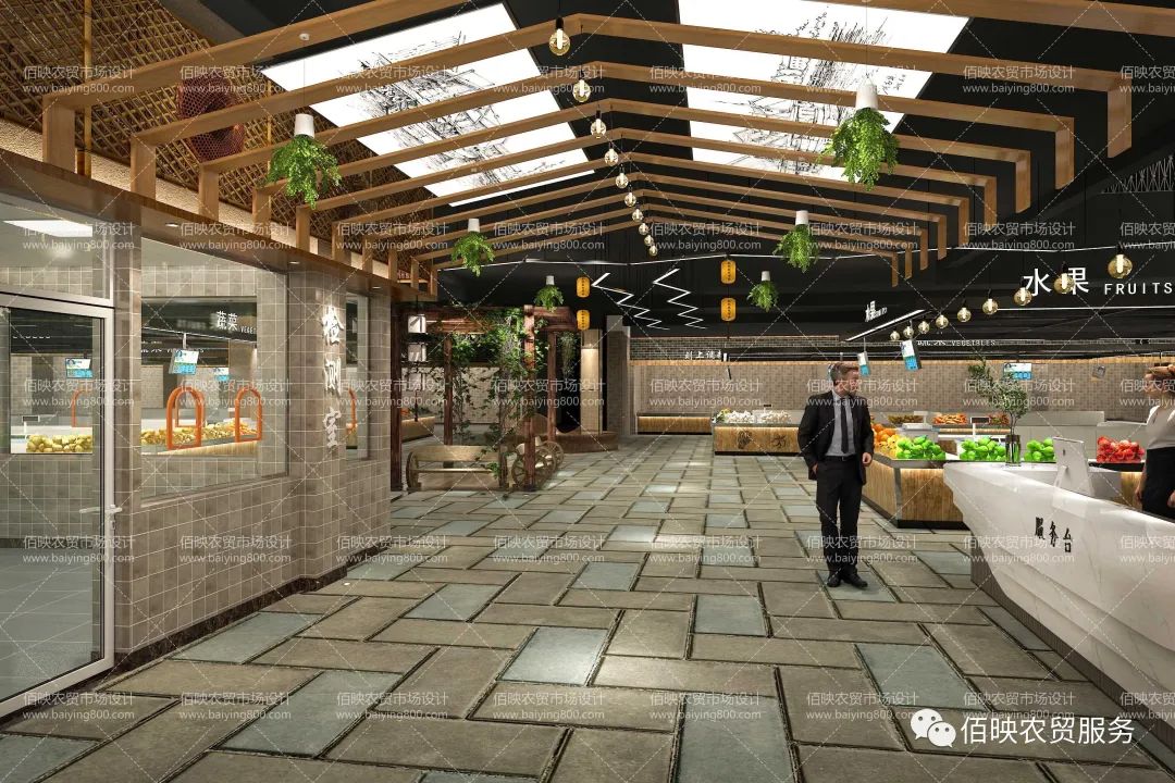 农贸市场交通流线设计如何实现?