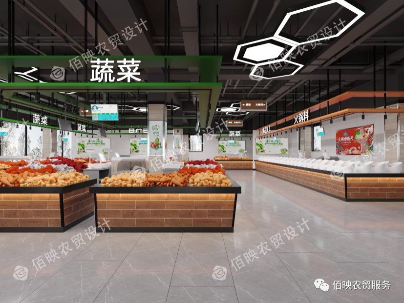 农贸市场摊位设计应该从什么角度出发呢?
