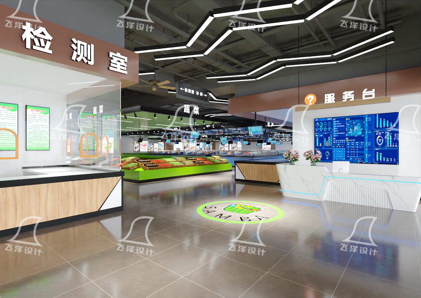 农贸市场规范化建设_食品安全检测室